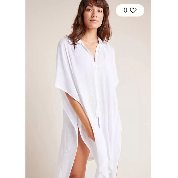 L Space M white Anita Cover-Up Tunic - Picture 5 of 7